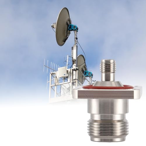 ZwaitL Type connecteur coaxial, Adaptateur coaxial Femelle sur Panneau à 4 Trous, Adaptateur coaxial de châssis – vue 2
