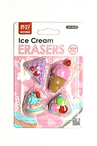 Image of R&H Designer Erasers (QIHAO Icecream Eraser)