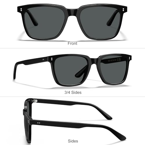 Image of STGATN Polarized Sunglasses for Men and Women, UV400 Protection Trendy Retro Sun Glasses for Driving Outdoor Hiking Fishing