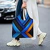 BOAIHH Shimmering Horizon Women Canvas Tote Bags Light stylish Large Shopping Bag for Daily Outings Use #2