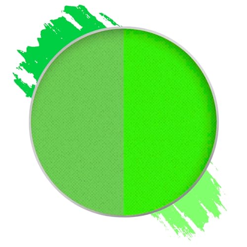 Image of Mehron Paradise FX UV Neon Glow - Martian - Neon Green /Green UV 0.25 oz | Pro Water-Activated Shimmer Paint for Raves, Costumes, SFX, Halloween, Stage, Screen, Theater & Cosplay
