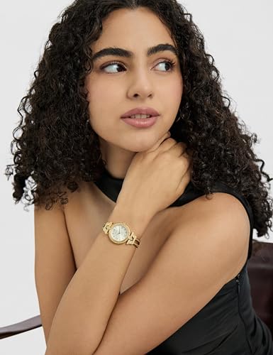Image of Guess Round 28mm White Dial Analog Women Watch - GW0864L2