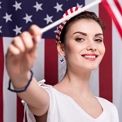 American Flag Earrings Patriotic Red White Blue USA Earring,4th of July Drop Dangle Earring Independence Day Earrings Jewelry for Women3