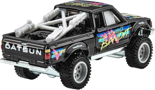 Image of Hot Wheels Datsun King CAB Baja Custom Boulevard Vehicle, 1 Premium 1:64 Scale Sports Car, Full Metal Body Construction & Real Riders Tires, Toy for Collectors & Car Enthusiasts | Premium Sports Car, Full Metal Body Construction, Real Riders Tires, For Collectors & Car Enthusiasts