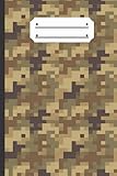 Pixel Camouflage Wide Ruled Composition Notebook 15 | Camo Pocket Notebook Journal | Camouflage Composition Notebook | Camouflage Journal Notebook | ... Planner Journal (Smarty Camo, Band 15)