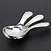 JETEHO 6 PCS Silver Stainless Steel Short Handle Spoons Mini Salt Spoons Condiments Spoon Dessert Spoon Tea Coffee Spoons