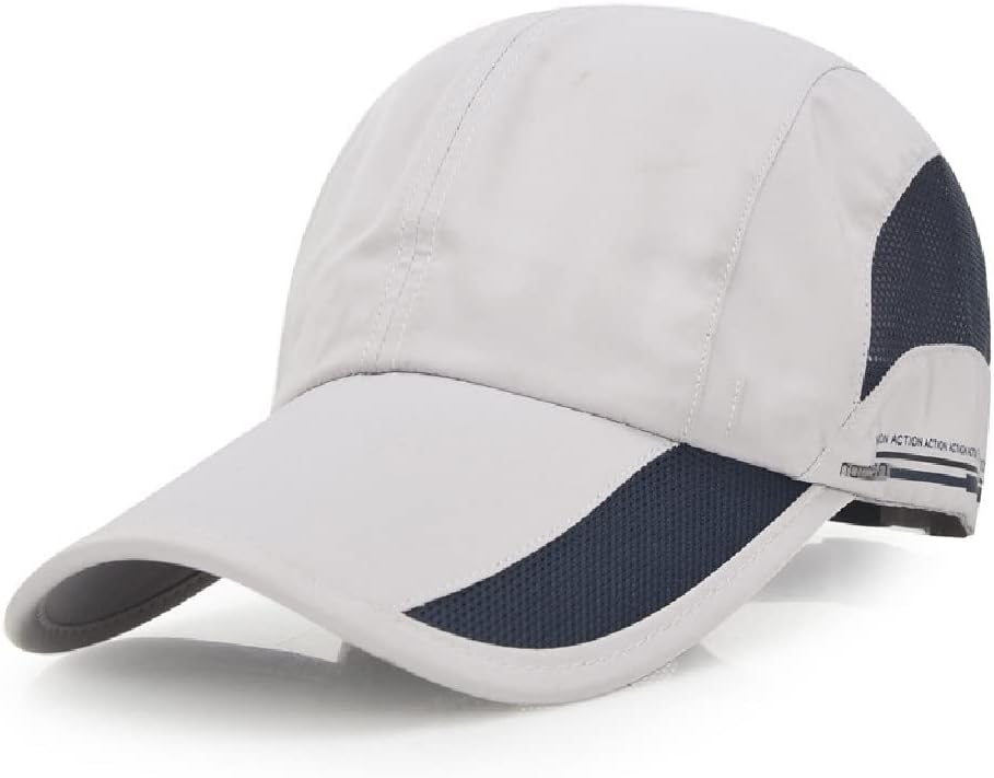 HBJWOV Outdoor Running Sport Hats Men Breathable Baseball Cap Mesh Cap Sport Cap Quick Dry Hat