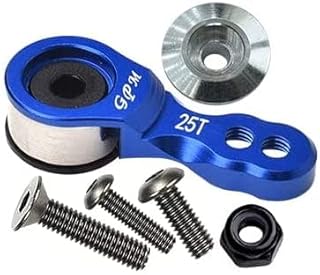 R/C Car Upgrade Parts Aluminium 6061-T6 Hi-Torque Servo Saver for 25T Spline Output Shaft - Blue