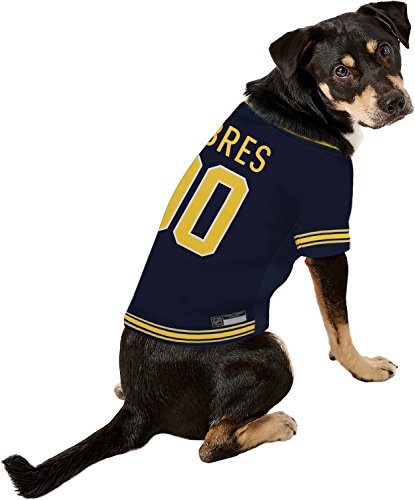 Image of NHL Buffalo Sabres Jersey for Dogs & Cats, Large. - Let Your Pet Be A Real NHL Fan!