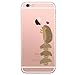 Caler ® Funda Reemplazo para Funda iPhone 6 6s Funda, Carcasa Case TPU Gel Transparente diseño Personalizado Cover Silicona Figura Dibujos Animados de Alta Resistencia y Flexibilidad (Erizo)