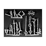 Miniatura de metal sin pintar Darkspawn: Paquete de armas