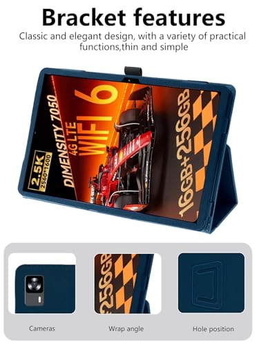 Protection Headwolf FPad7 étui tablette Android bleu anti-choc fin - 2