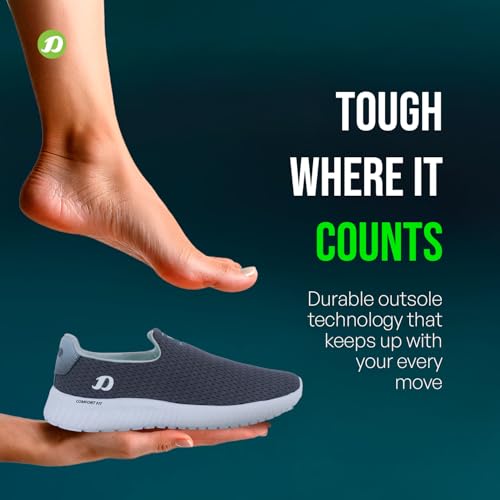 Image of DOCTOR EXTRA SOFT Memory Foam Mens Running Shoe|Sports,Gym,Training,Walking,Jogging,Casual | Lightweight & Comfortable|Loafer Sneakers Lace-Up Athletics Moccasins Slipon for Gent's & Boy's New-D-2002