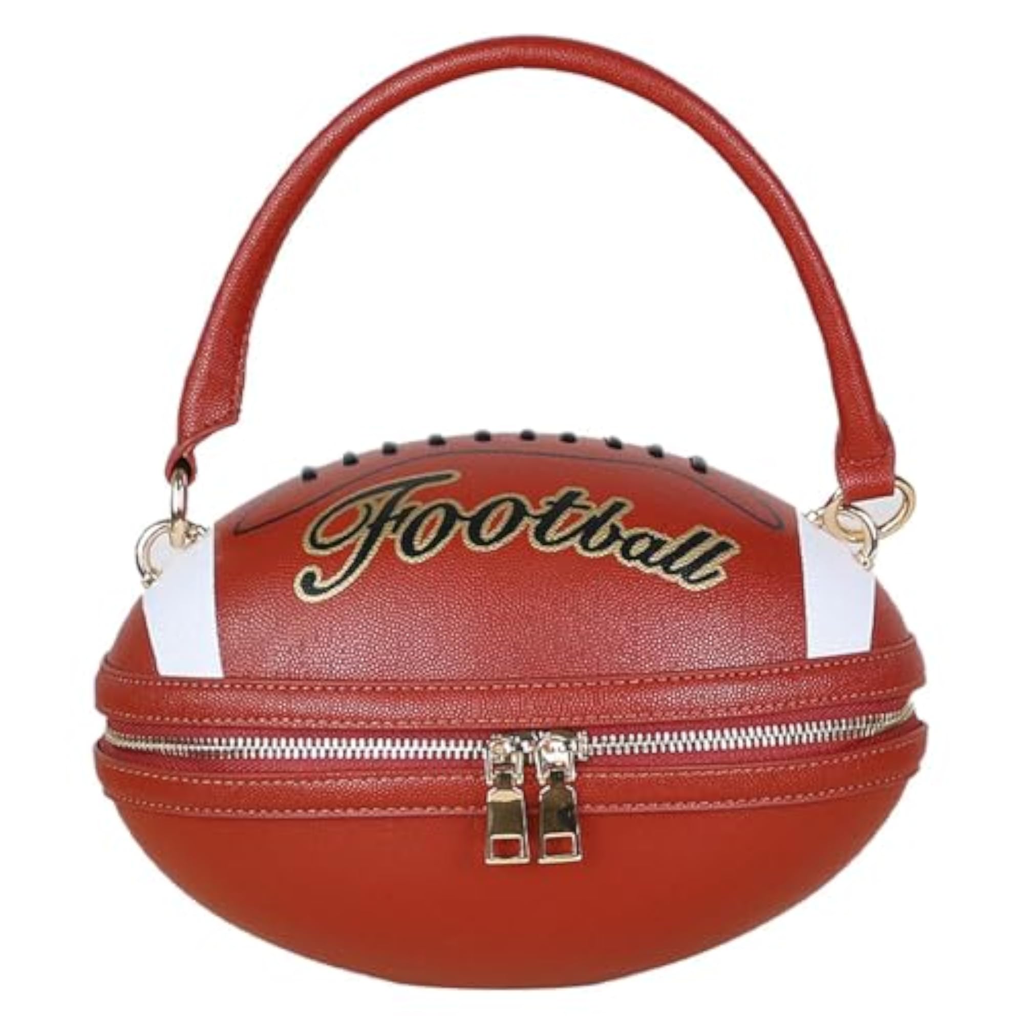 American Football Shaped Handbag Purse