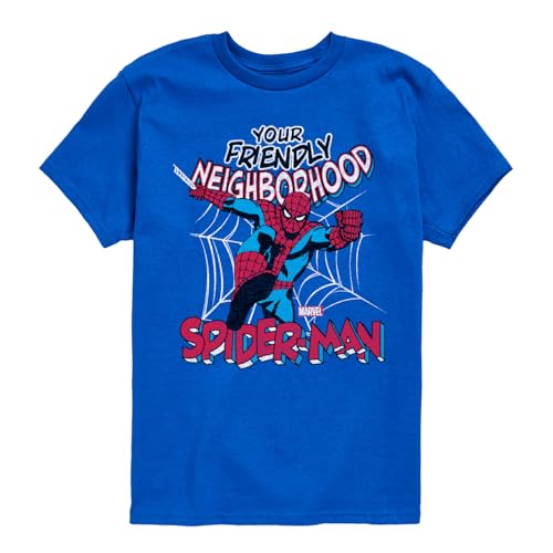 Marvel Spider-Man - Friendly Neighborhood - Toddler and Youth Short Sleeve Graphic T-Shirt
