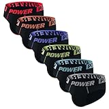 PHOLEEY Herren Slip Unterwäsche 6er Pack Sportliche Männer Slips mit breitem Elastikbund, Atmungsaktive & Bequeme Herren Unterhosen für Sport und Alltag