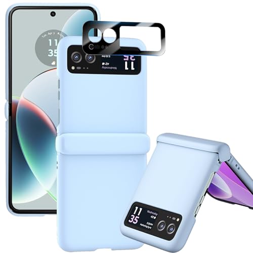 Yqodsz 02308-BLUE 1+1 Pack For Motorola Razr 2023 Case cover