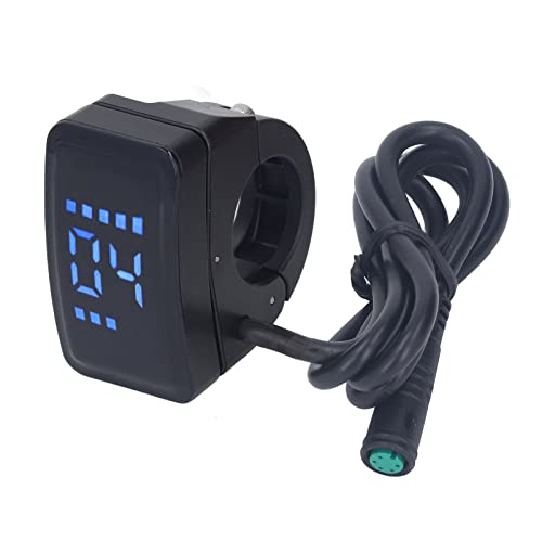 SPYMINNPOO Electric LCD Meter Display Panel, Scooter IP65 HD Panel Display for Mid Drive Motor