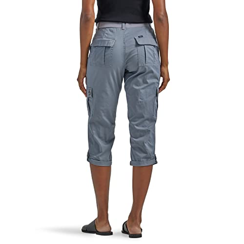 Lee Women's Ultra Lux Comfort with Flex-to-Go Cargo Capri Pant Tech Gray '14 — view 2
