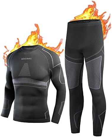 NOOYME Thermal Underwear for Men, Long Johns, Long Underwear, Base Layer, Men