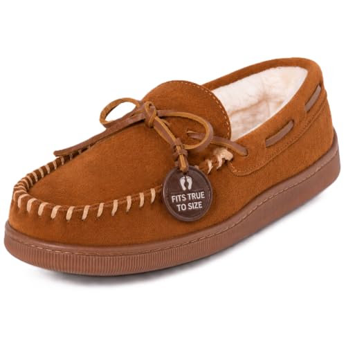 Image of Minnetonka Men's Pile Lined Hardsole Slipper