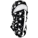 Zanheadgear® Convertible Balaclava SportFlex® Series Black & White Flag, Shiesty