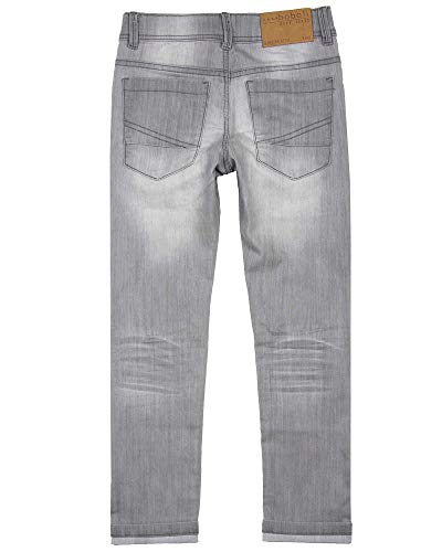 Boboli Boys Grey Denim Pants in Distressed Look, Sizes 4-162