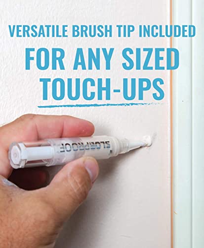 Slobproof Touch-Up Paint Pen | Fillable Paint Brush Pens For Interior Paint Touch Ups To Drywall, Cabinets & Furniture | Store House Paint, Wall Paint & Wood Paint Fresh Inside For 7 Years, 2-Pack #TOP7