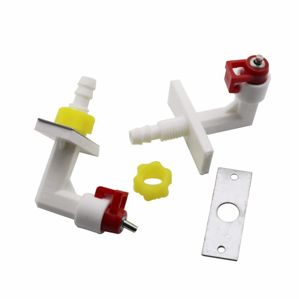HUFFA 20 Piezas pequeña Mascota Conejo Conejillo de Indias hámster Tubo diámetro 8mm Fuente de Agua de plástico Bebedero