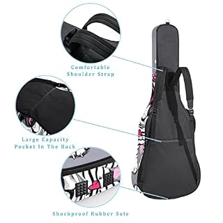 Hondank Housse de transport étanche pour guitare avec bandoulière réglable Motif souris, Multicolore 07, 42.9×16.9×4.7… - Les Beatles, Paul McCartney, John Lennon, RIngo Starr, George Harrison Hondank Housse de transport étanche pour guitare avec bandoulière réglable Motif souris, Multicolore 07, 42.9x16.9x4.7… – Image 3
