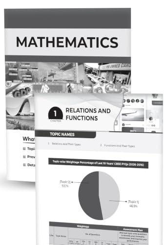 Image of Educart Granth CBSE Class 12 Previous 10 Year Solved Papers 2027 - with PYQ Charts Physics, Chemistry, Mathematics & English Core Book For 2027 Board Exam (2016-2026, With Topic-wise Analysis Chart)