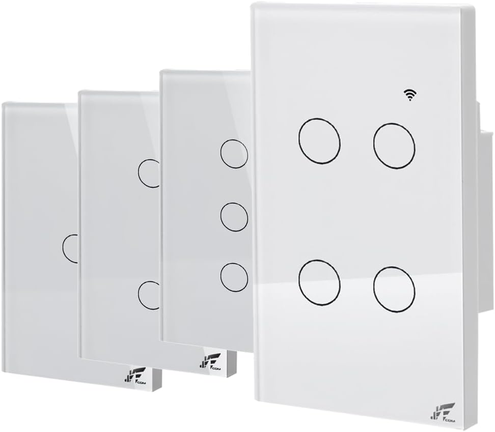 Wiring diagram for JWCOM Smart 3-Button Wi-Fi Switch