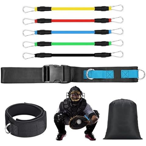 Baseball Softball Catcher Resistance Training Belt Catcher Framing Receiving Aid Catchers Training Equipment Enhance Mechanics Turn Balls into Strikes Adjustable Catcher Training Belt Cover