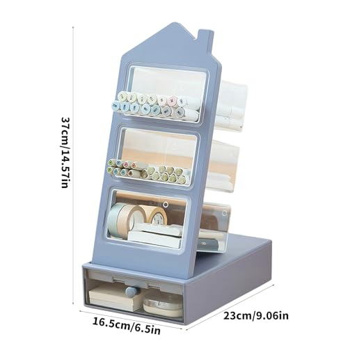 Tiroir de rangement de maquillage compact pour étagère de bureau encombrée - 7