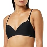 Calvin Klein Sujetador de Media Copa Mujer Lift Elástico, Negro (Black), 75B