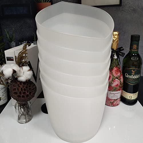 6Pcs Led Ice Bucket - Portable Colorful Gradient Ice Bucket 5 Liter,Great For Home Bar, Chilling Beer, Champagne And Wine,Pack Of 6 Pcs (Lemon-6Pcs) #TOP1
