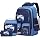 DIGOBAY 3PCS Backpack for Boys, Boys Backpack with Lunch Box Pencil Case, Cool Shark Backpacks for Kids, Schoolbag Bookbag for Kindergarten Elementary Middle High School