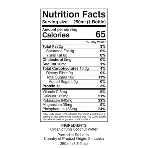 Robert "Kool" Bell Ultra Premium Organic Rare Kool King Coconut Water | 8.5 Fl oz (Kool King Coconut Water (03 Glass Bottles)) — view 2