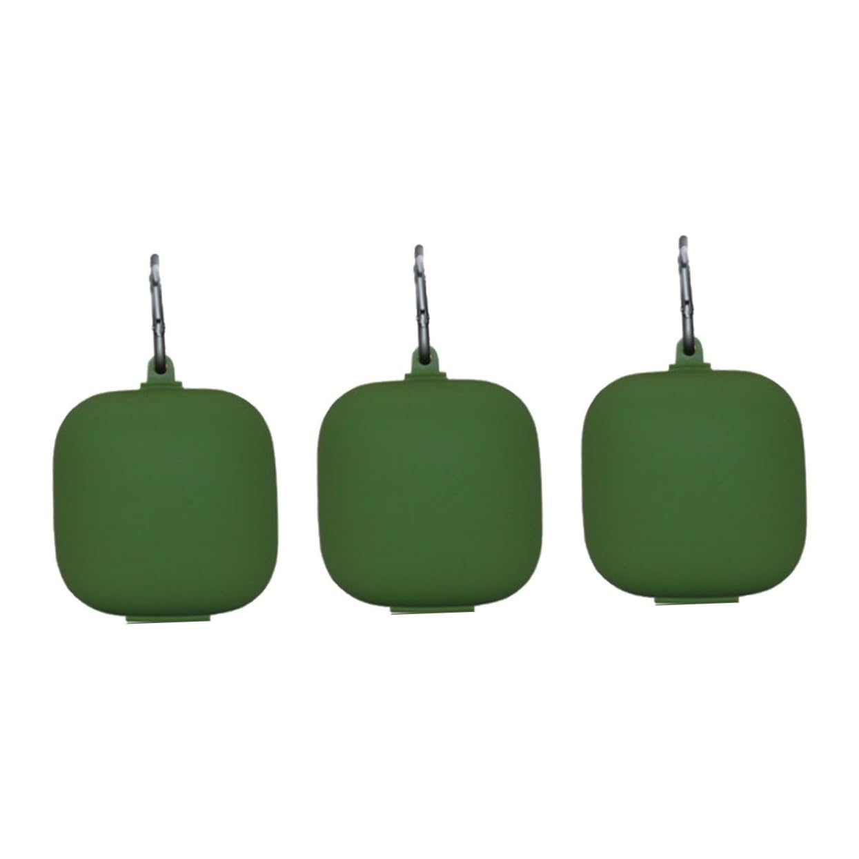 DOITOOL Custodia Per Auricolari Con Fibbia in Metallo 3 Pezzi Antigraffio in Silicone Adatta Ai Viaggi