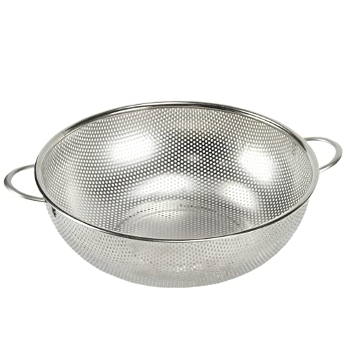 Chef Craft Select Microperforated Colander, 5 Quart, Stainless Steel