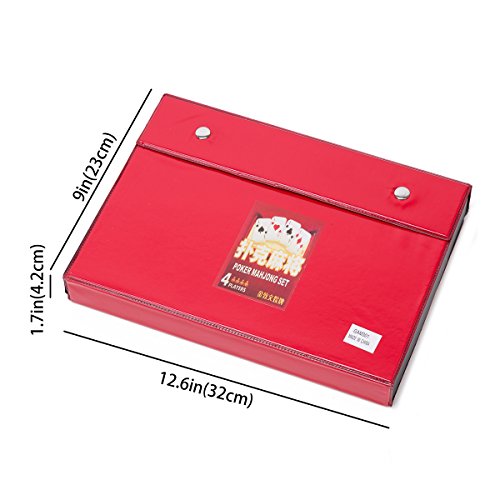 Mahjong Tiles Poker Rummy Juego de Mesa 120 Fichas miniatura 7