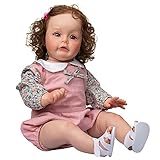 【Estructura】 Los cuatro miembros de la muñeca pueden moverse, sentarse o acostarse; La muñeca no se para ni habla; La linda cara hará que su hijo se sienta como un muñeco amigo.
