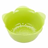 Zak Designs Garden Series 24 oz. Plastic Colanders, Kiwi