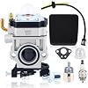 Hipa 300486 Carburetor for Earthquake E43 MC43 WE43 E43CE E43WC 43CC Tiller Carburetor Auger MC43E MC43CE MC43ECE MC43RCE Tiller Cultivator MD43 WE43E WE43CE Edger