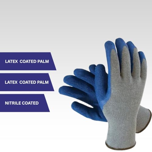 Image of Multipurpose Nylon Anti Cut PU Nitrile Coating Work Safety Gloves Black-Grey Pair 20