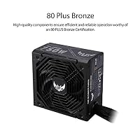 ASUS TUF Gaming 750W Bronze Netzteil (750 Watt, 0dB-Technologie, 80cm 8-Pin CPU-Anschluss (EPS 12V), 80-Plus-Bronze, Schwarz) – Ansicht 4