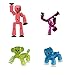 American 24h Express Stikbots Action Figure | Funny Movie Stikbot Pets Toys | Stikbot Movie Set| Stikbot for Kids | Stikbot Studio | 2 humans and 2 animals Stikbots