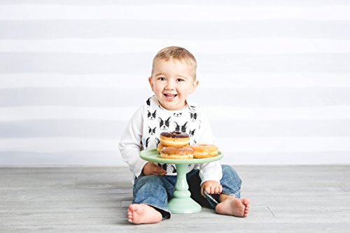 Premium Cute Baby Toddler Bibs Burp Burpy Cloths 4 Pack Gift Set Soft Absorbent Extra Large Feeding Reflux Drool Teething Bibs,Triple Adjustable Snap Buttons, Funny Boys & Girls #TOP7