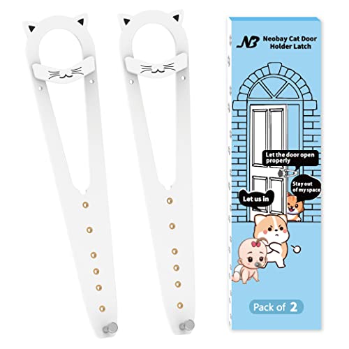 Neobay Cat Door Latch with Stabilizer, Keeps Dogs Out of Litter Box by Neobay - Used condition - US$11.19