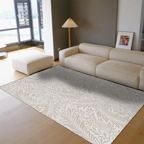 Tapis William Morris facile à nettoyer avec base stable